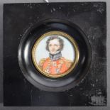 PORTRAIT MINIATURE ON IVORY OF A NAPOLEONIC GENERAL