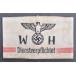 WWII SECOND WORLD WAR THIRD REICH NAZI ARMBAND