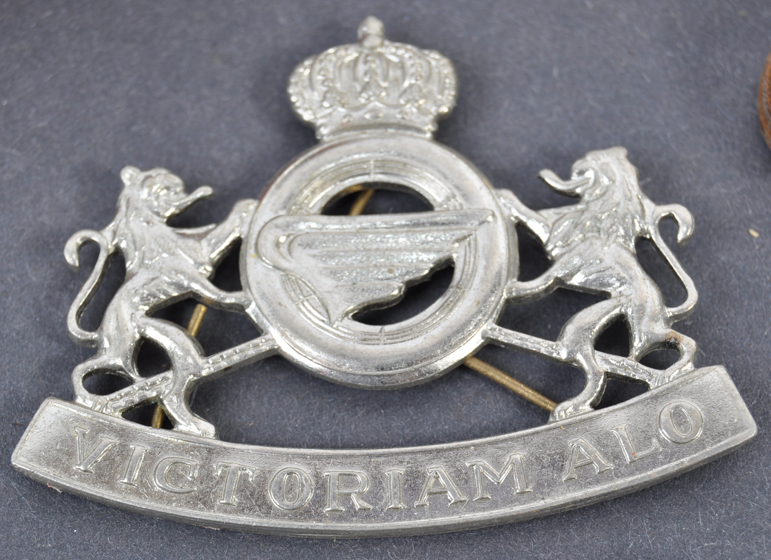 SCARCE WWII LRDG / AFRICA ' RHODESIA ' CAP BADGE & - Image 4 of 7