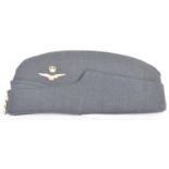 20TH CENTURY RAF OFFICER'S SIDE CAP / FORAGE CAP