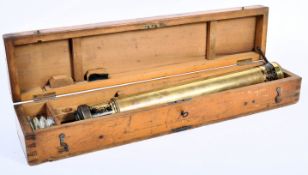 ORIGINAL WWI GUN SCOPE BY W WATSON OF LONDON IN CASE