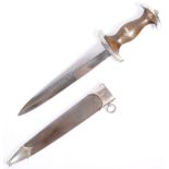 RARE WWII GERMAN SA HANSA GROUP ROHM ' SA ' DRESS DAGGER