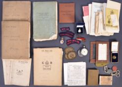 WWII MEDAL & LARGE COLLECTION OF PERSONAL EFFECTS