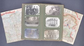 WWI IMPERIAL GERMAN POSTCARD ALBUM & POSTCARDS