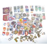 LARGE COLLECTION OF VINTAGE BRITISH ARMY DIVISIONAL PATCHES