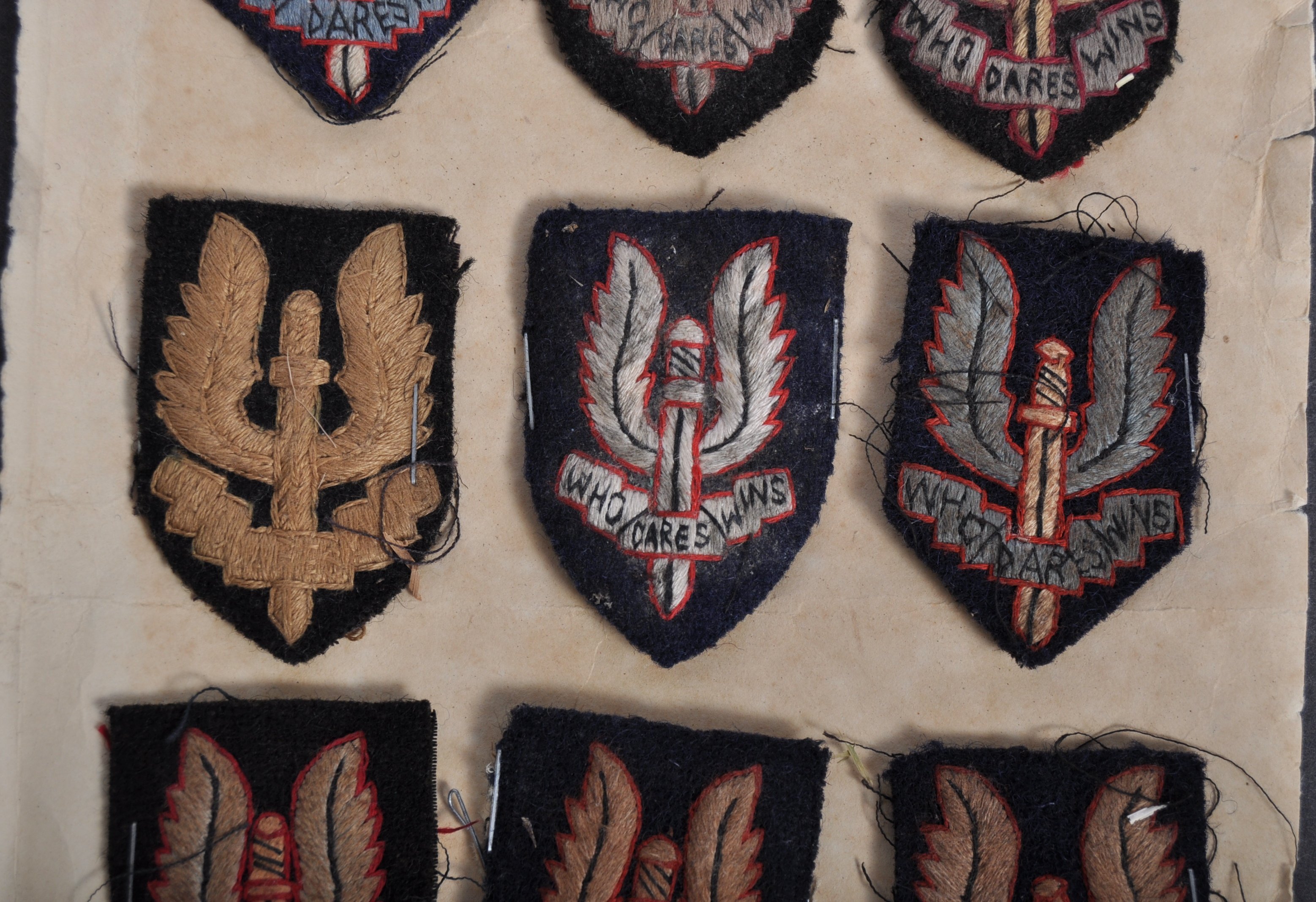 RARE COLLECTION OF WWII SAS CLOTH BERET PATCHES - Image 3 of 5