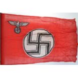 WWII SECOND WORLD WAR NSDAP NAZI PARTY FLAG