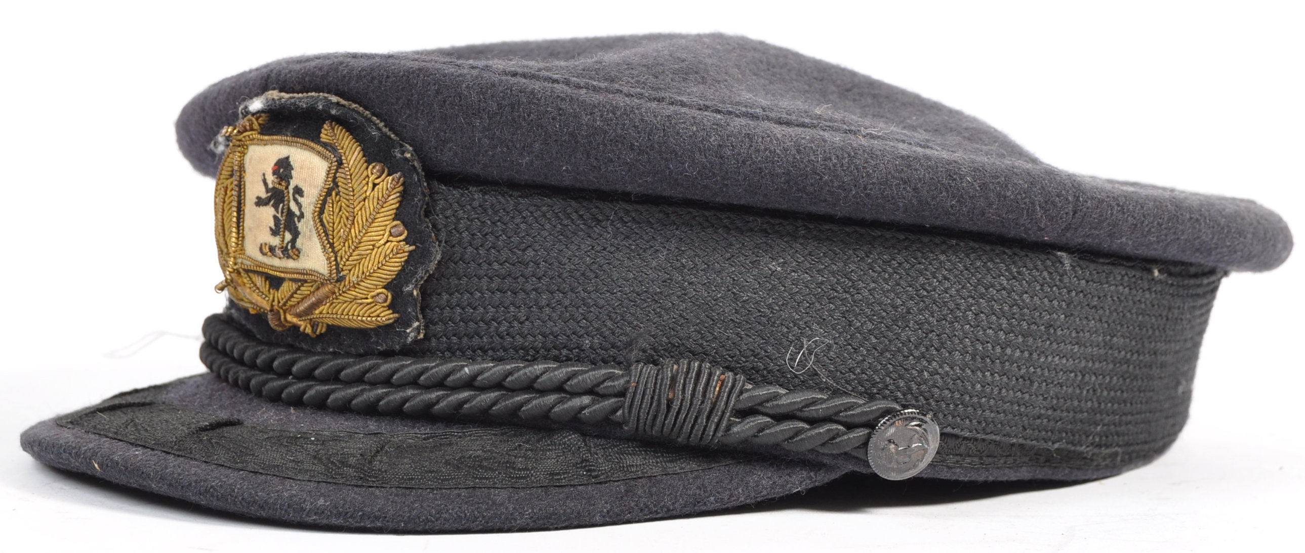 WWII SECOND WORLD WAR ' DERBY CAP ' UNIFORM CAP