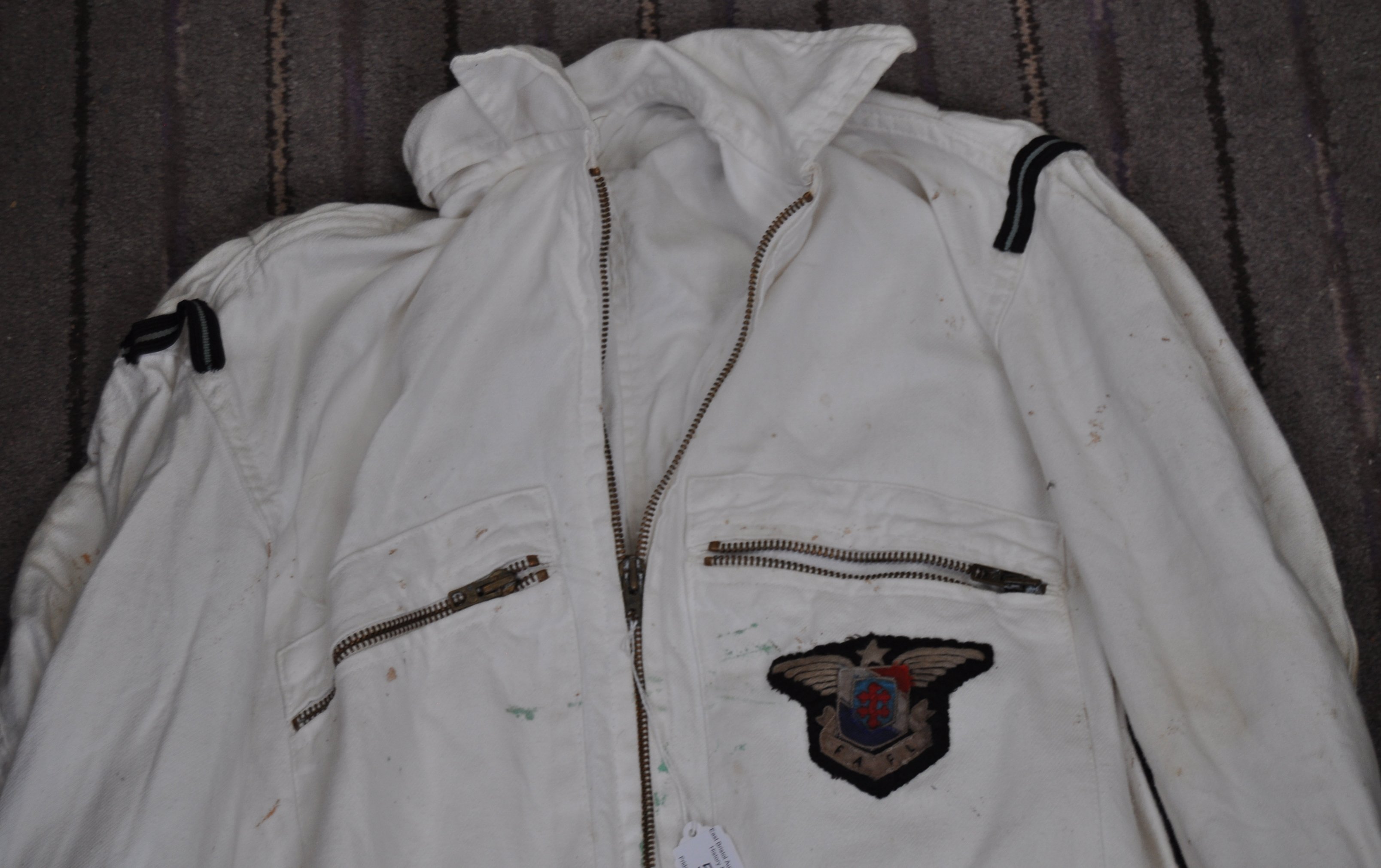 WWII SECOND WORLD WAR RELATED OVERALLS WITH PATCH - Image 3 of 5