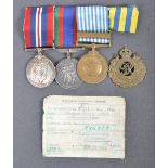 WWII SECOND WORLD WAR MEDAL GROUP - CANADIAN INTEREST