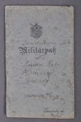 WWI FIRST WORLD WAR IMPERIAL GERMAN ARMY SOLDIERS PASS BOOK