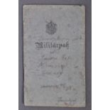 WWI FIRST WORLD WAR IMPERIAL GERMAN ARMY SOLDIERS PASS BOOK