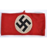 ORIGINAL WWII SECOND WORLD WAR NAZI PARTY CLOTH ARMBAND