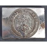 WWII SECOND WORLD WAR NAZI GERMAN BELT BUCKLE