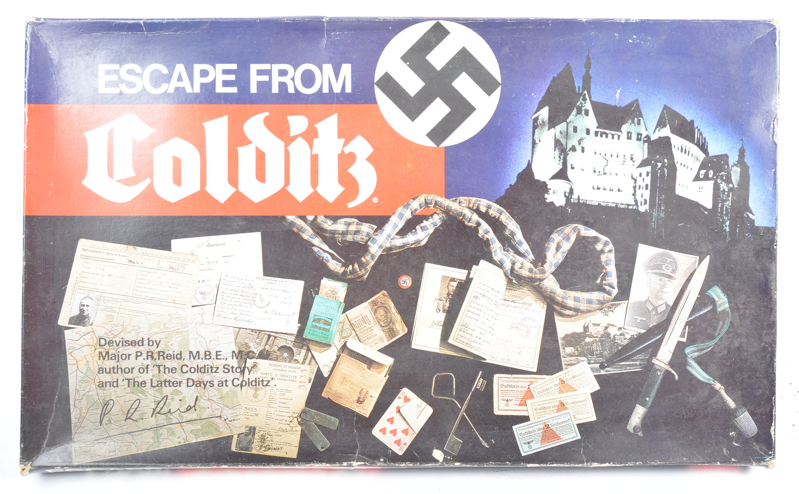 VINTAGE WWII INTEREST ' ESCAPE FROM COLDITZ ' BOARD GAME - Image 4 of 4