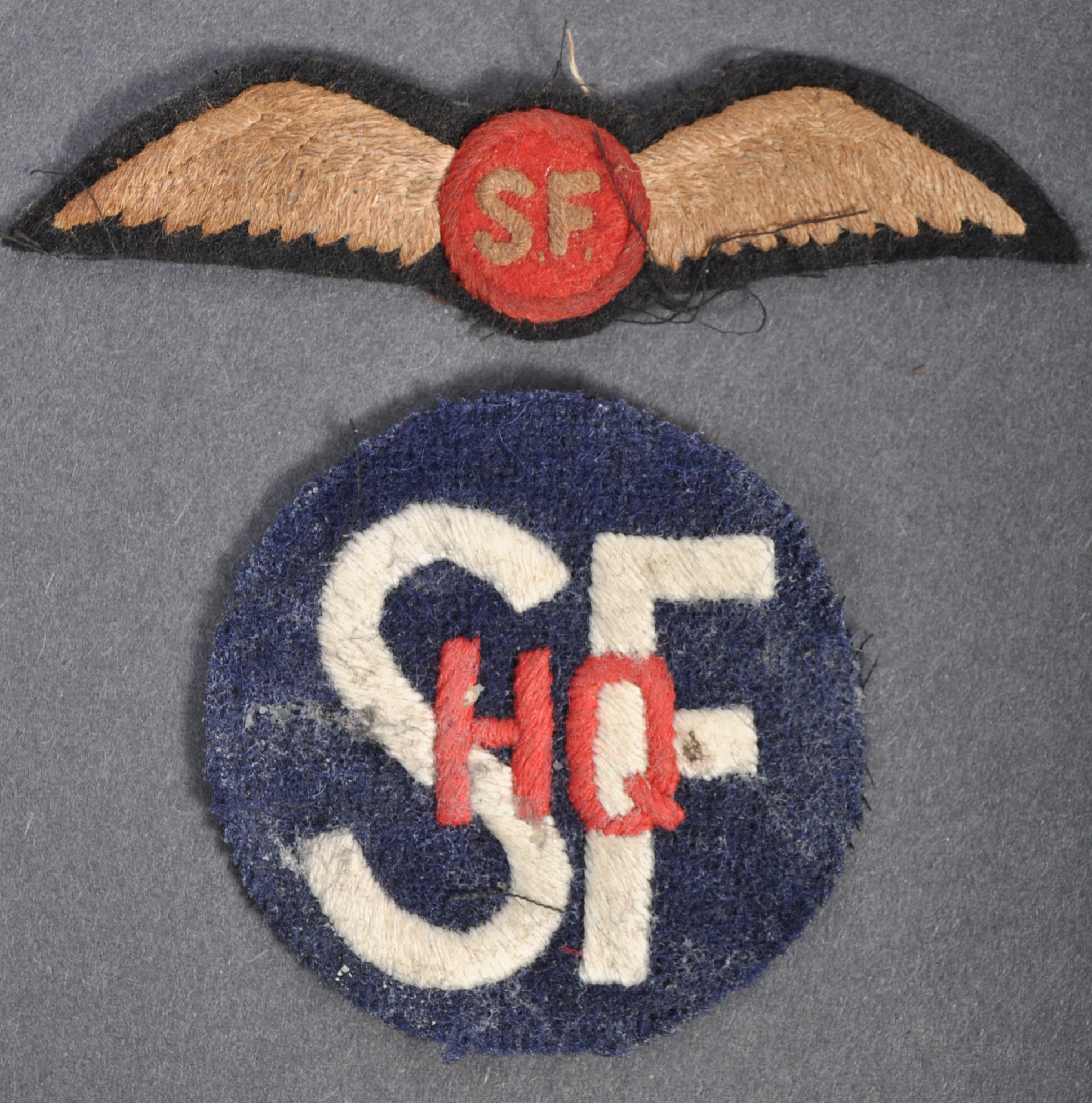 RARE WWII AMERICAN SPECIAL FORCES OSS PATCH & HQ P