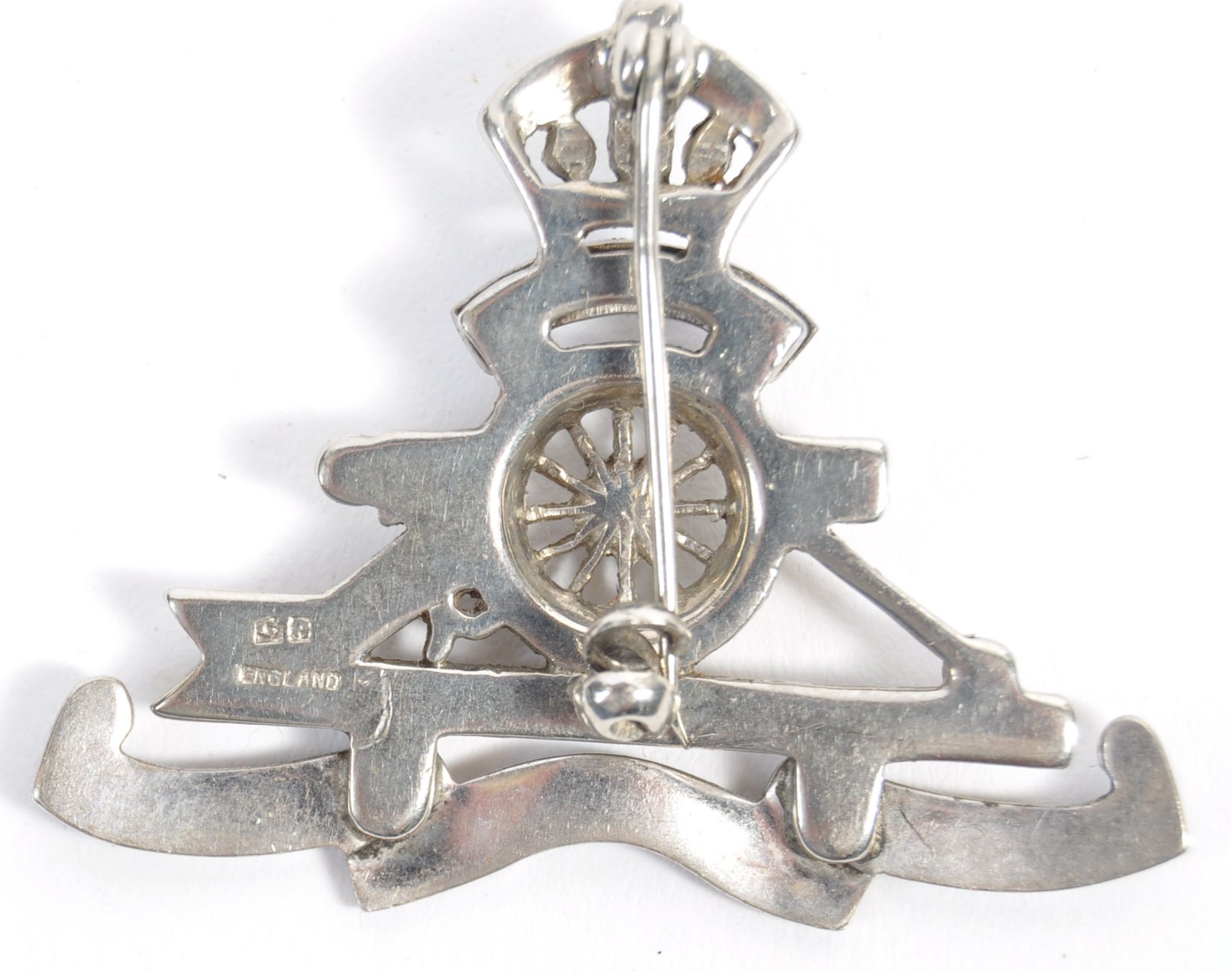 CHARMING WWII ROYAL ARTILLERY SWEETHEART'S BROOCH - Bild 3 aus 3