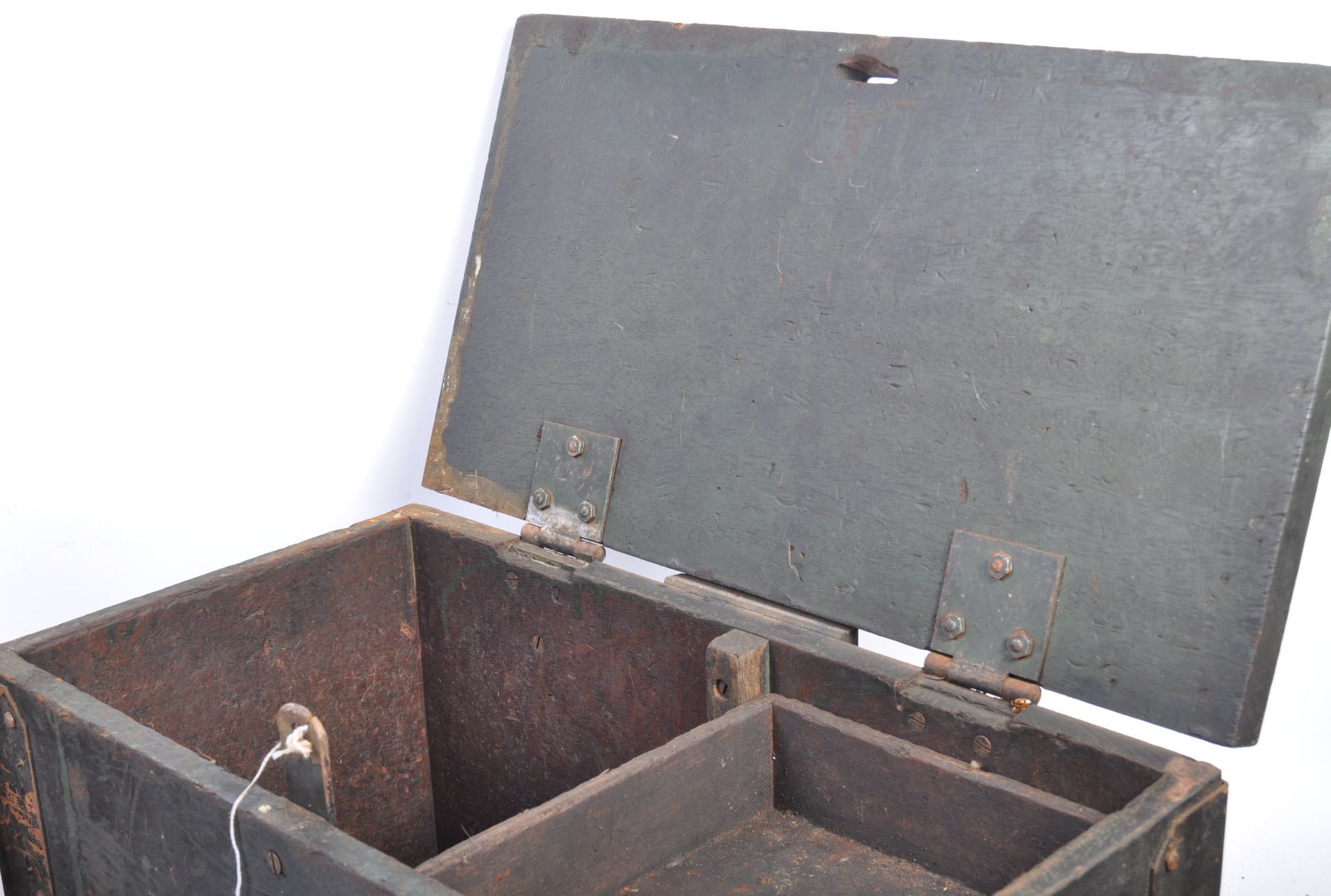 WWI FIRST WORLD WAR OAK AMMUNITION CRATES - Bild 3 aus 6