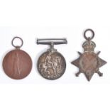 FIRST WORLD WAR MEDAL TRIO - DRIVER IN THE ROYAL ARTILLERY