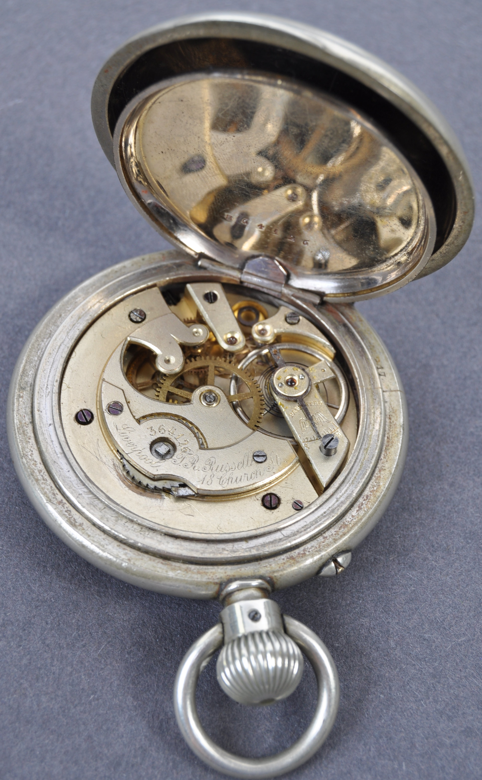 RARE ANTIQUE PRE-WWI TELEGRAPH / TELEGRAPHY POCKET WATCH - Image 3 of 5