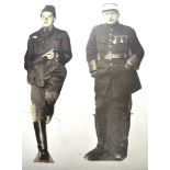 TWO WWI FIRST WORLD WAR RELATED LIFESIZE SOLDIERS