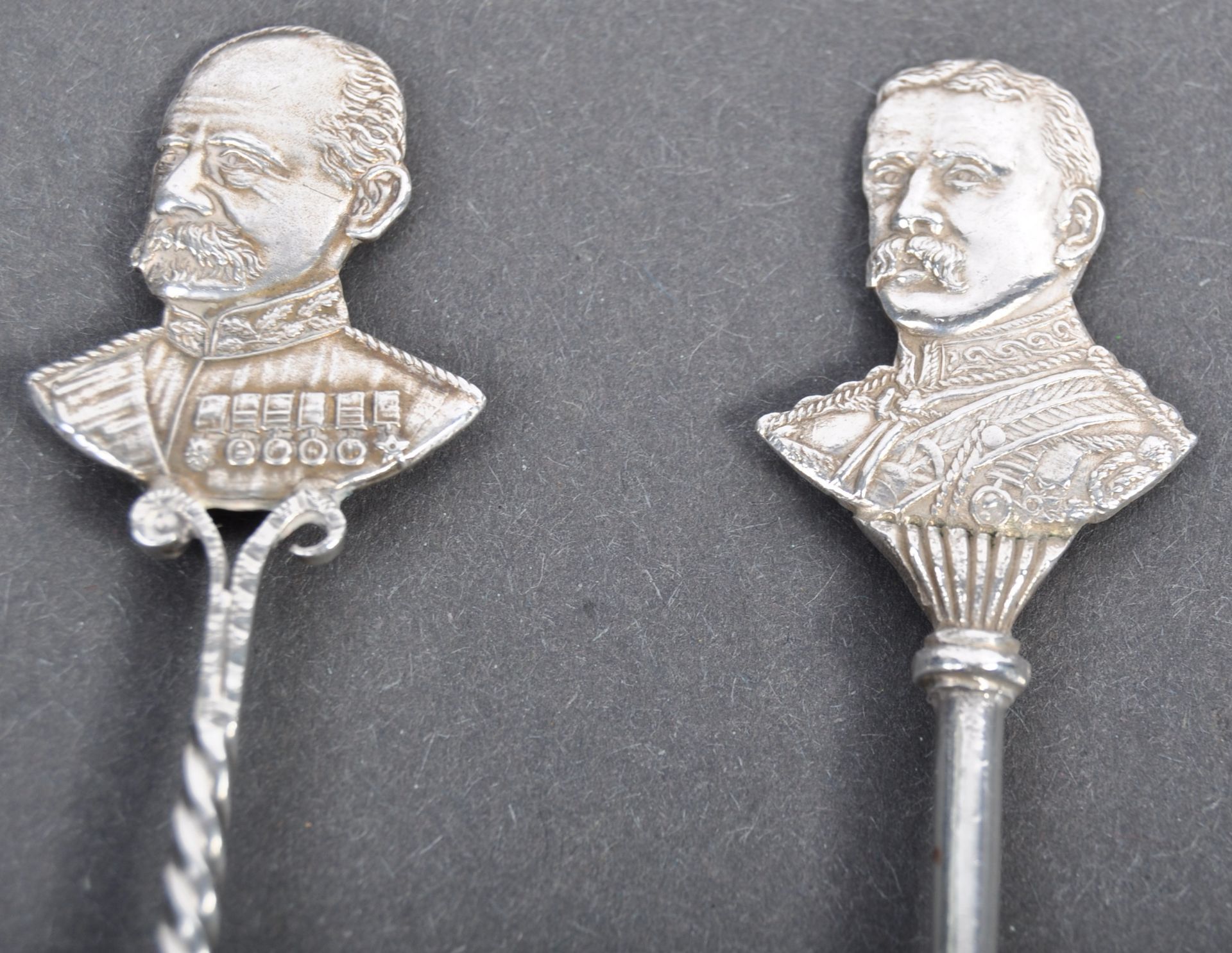 RARE SET OF FIVE BOER WAR SILVER SPOONS - Bild 2 aus 5