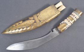 MID 19TH CENTURY TRADITIONAL NEPALESE KUKRI KNIFE