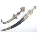 PAIR OF ANTIQUE NORTH AFRICAN CEREMONIAL DRESS SWORDS