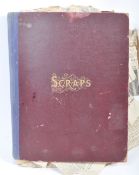 LARGE PERIOD WWII NEWSPAPER SCRAP ALBUM WITH ARTIC