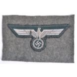 ORIGINAL WWII SECOND WORLD WAR GERMAN UNIFORM BADGE PATCH