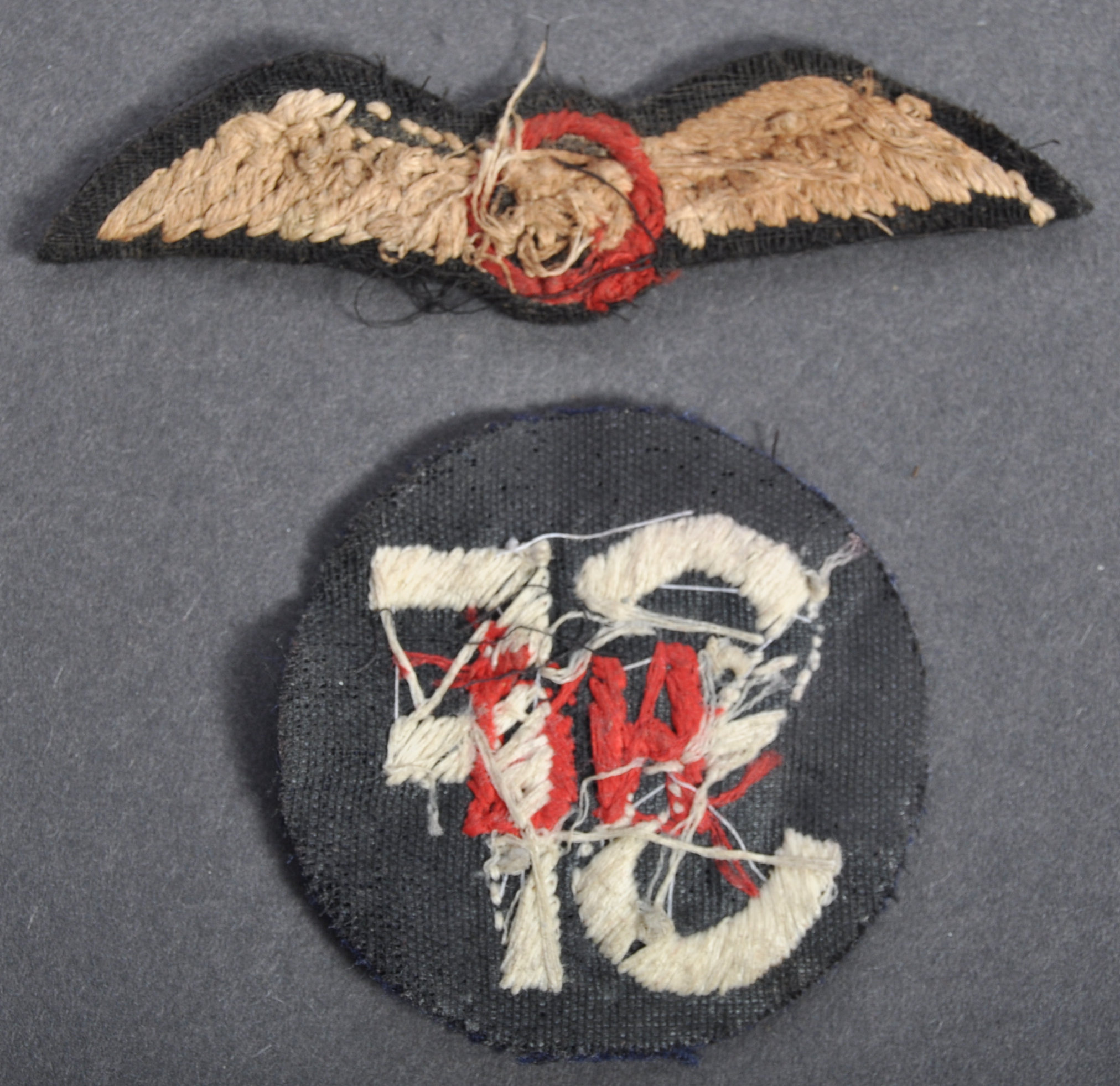 RARE WWII AMERICAN SPECIAL FORCES OSS PATCH & HQ P - Image 2 of 2