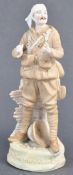 RARE C1900 BOER WAR BISQUE FIGURE ' GENTLEMAN IN K