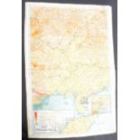 MI9 ESCAPE & EVADE - WWII SILK ESCAPE MAP OF CHINA