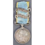 BRITISH ARMY CRIMEAN WAR MEDAL WITH TWO CLASPS