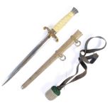 WWII SECOND WORLD WAR GERMAN NAZI ARMY DAGGER WITH PORTEPEE