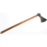 19TH CENTURY FRENCH NAVAL BOARDING AXE OF LARGE SIZE