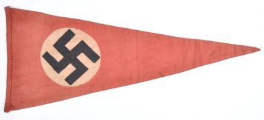 ORIGINAL RARE WWII SECOND WORLD WAR NAZI PENNANT