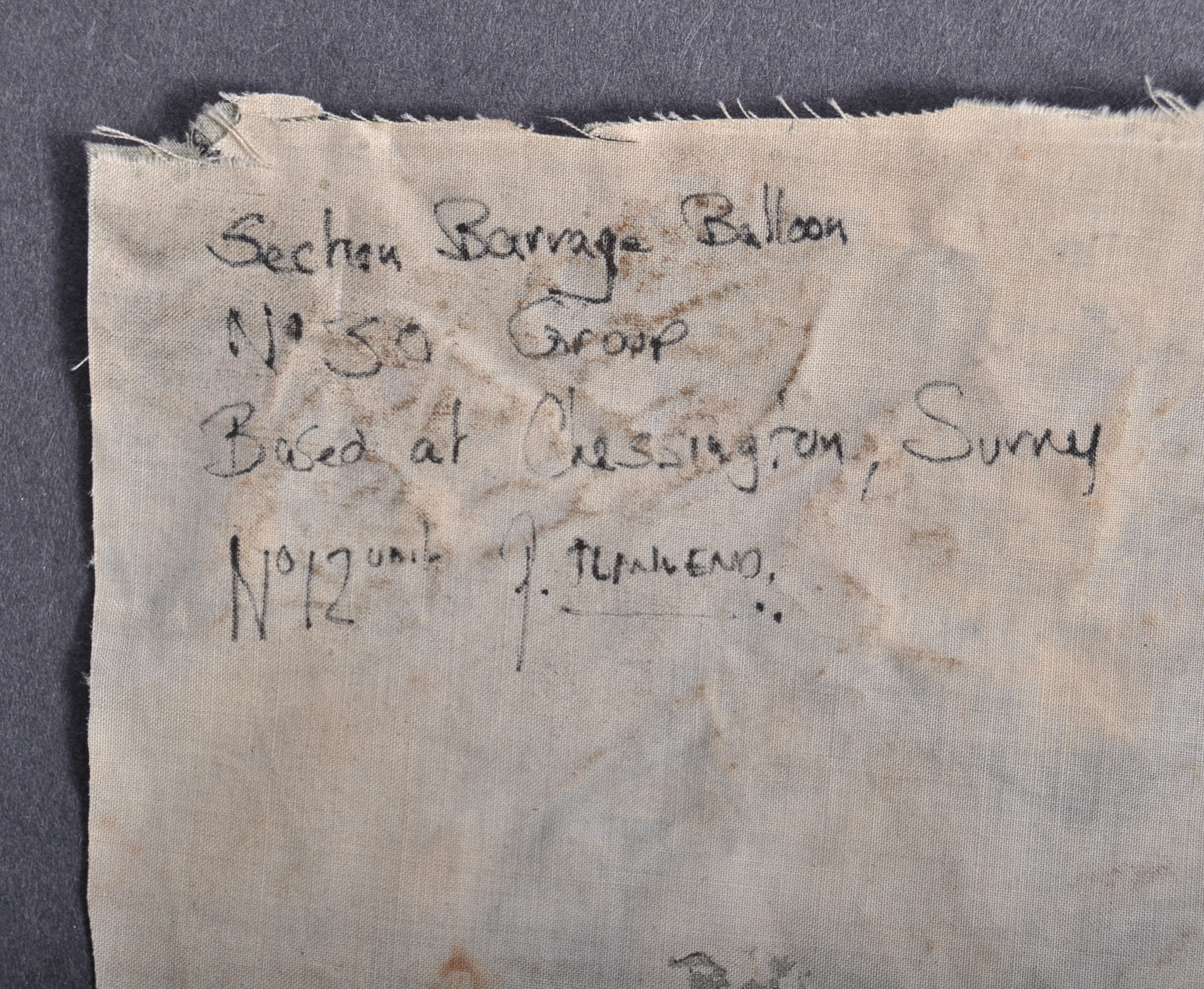 HOME GUARD INTEREST - SECTION OF BARRAGE BALLOON - Image 3 of 3