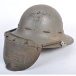 RARE ORIGINAL WWII CIVIL DEFENSE VISOR ZUCKERMAN HELMET