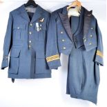 TWO RAF BRITISH ARMED FORCES DRESS UNIFORMS