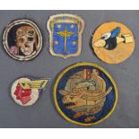 WWII US AIR FORCE / AVIATION FLYING JACKET PATCHES