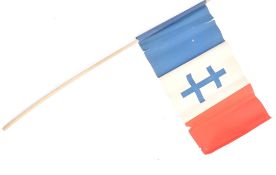 RARE ORIGINAL WWII FREE FRANCE LIBERATION FLAG