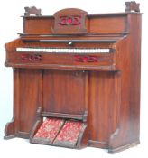 A late Victorian 19th century chapel harmonium org