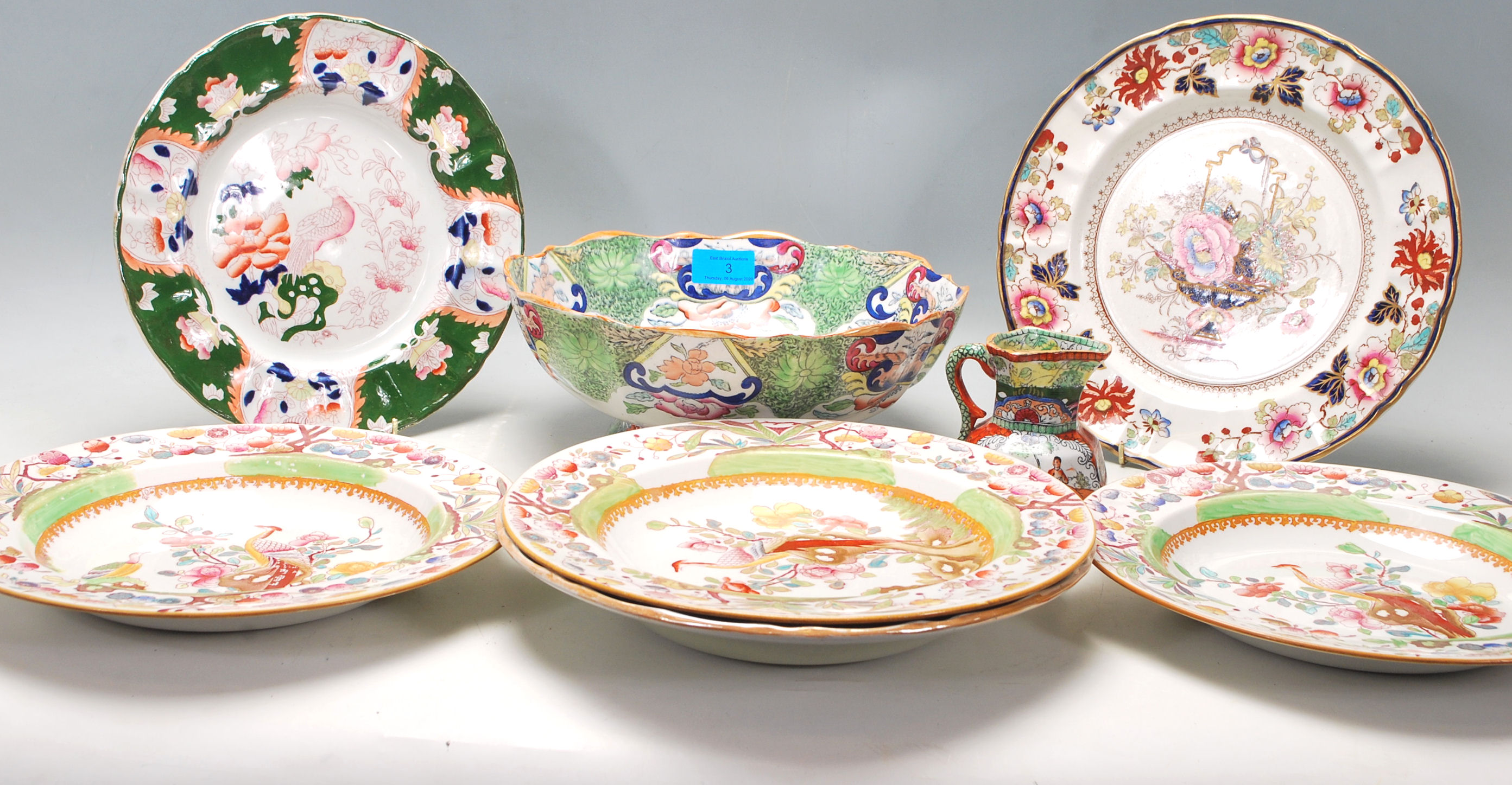 A quantity of 19th Century Mason’s Ironstone china