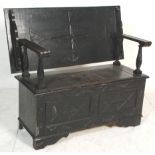 A Victorian 19th century carved oak Jacobean reviv