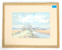 Michael Long -  A watercolour painting depicting a