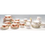 A collection of antique fine bone china tea sets t