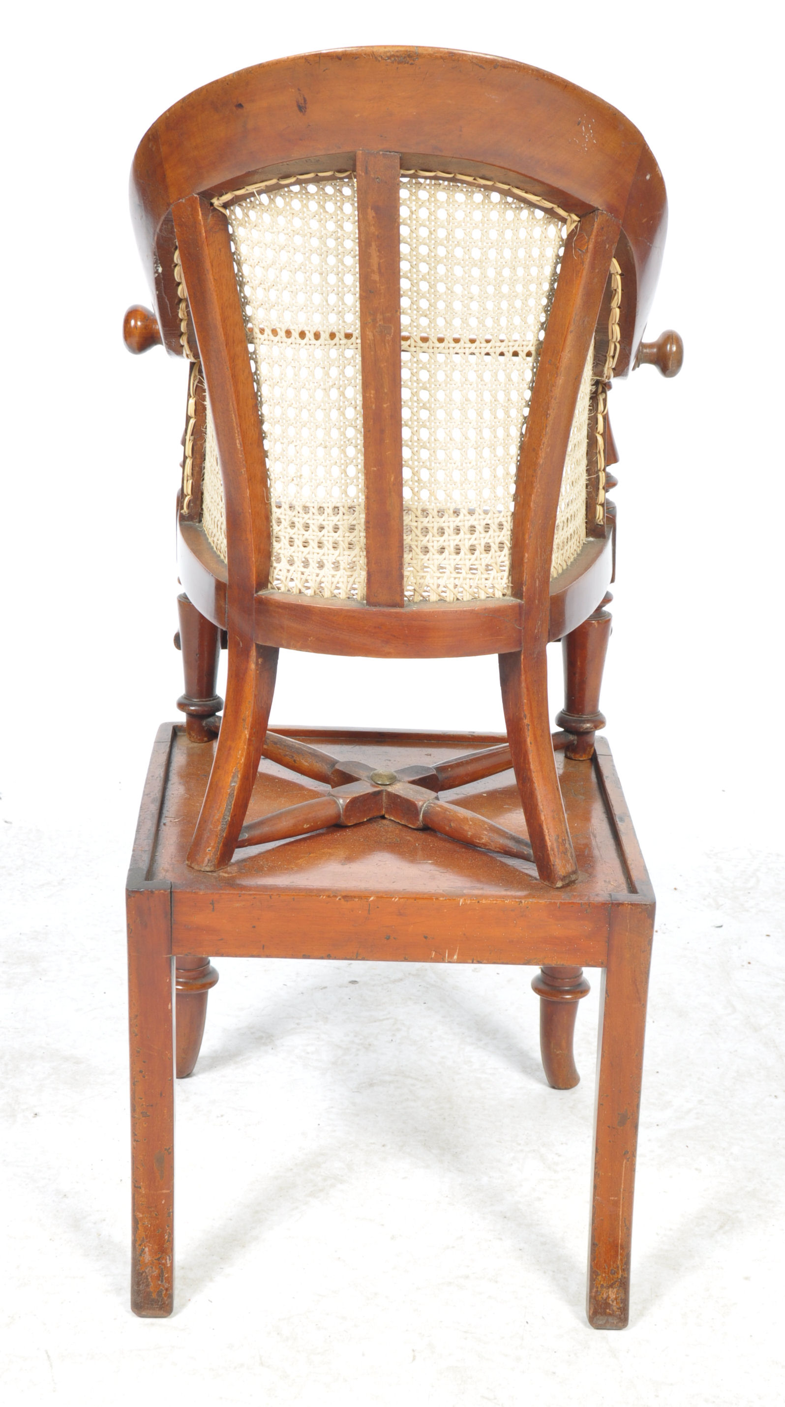 19TH CENTURY VICTORIAN ENGLISH ANTIQUE HIGH CHAIR - Image 12 of 16