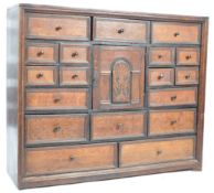 18TH CENTURY GEORGIAN OAK MULTI DRAWER APOTHECARY