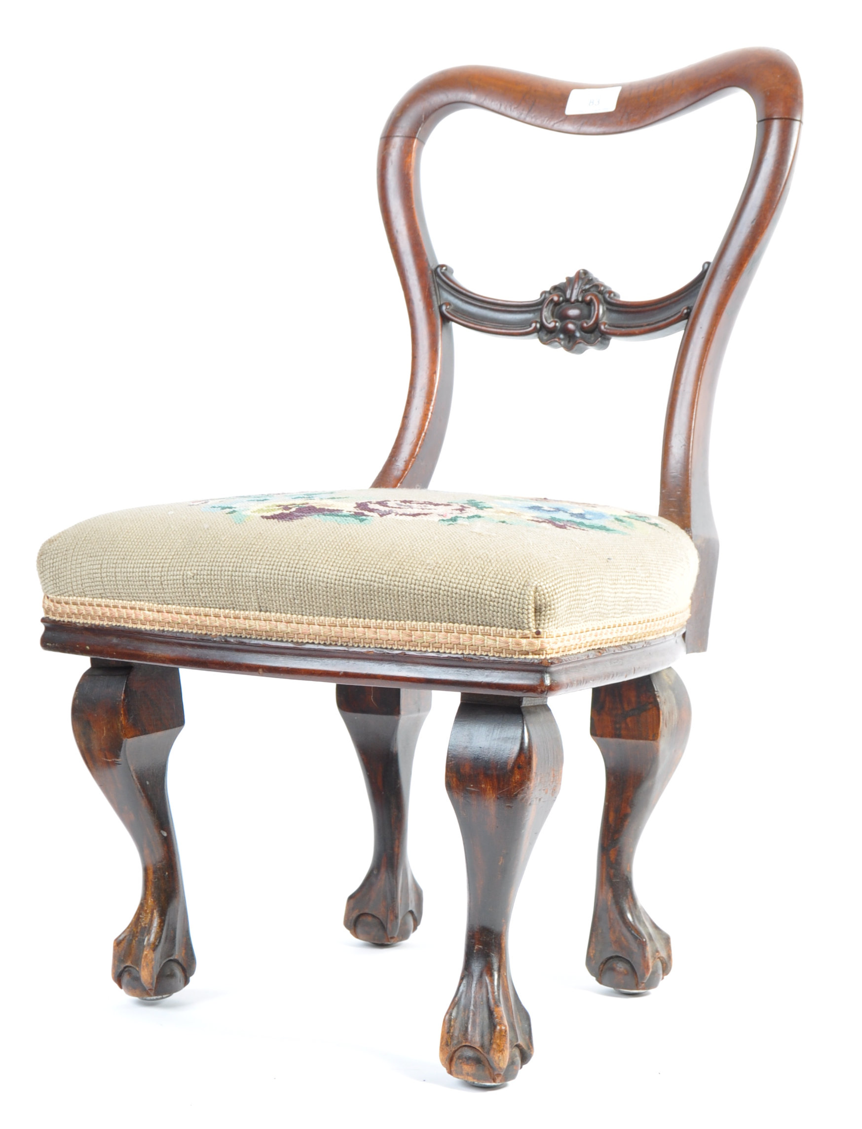 19TH CENTURY VICTORIAN MAHOGANY CHILDS CHAIR - Image 2 of 16